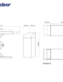 ΑΝΥΨΩΤΙΚΟ ΨΑΛΙΔΩΤΟ ΔΙΠΛΟ 4Τ - WEBER DSH-4000
